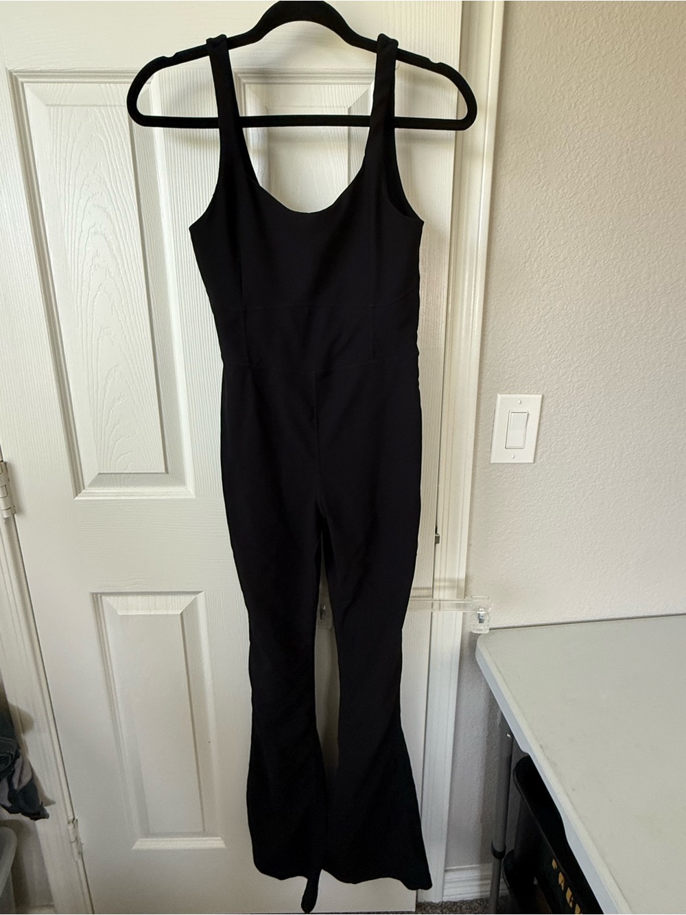 WILO Black Ribbed Jumpsuit Romper - Picture 2 of 4
